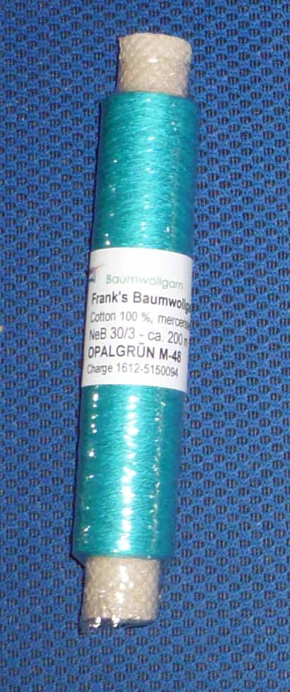 Franks Cotton - Thread 30/3 Opalgreen 48